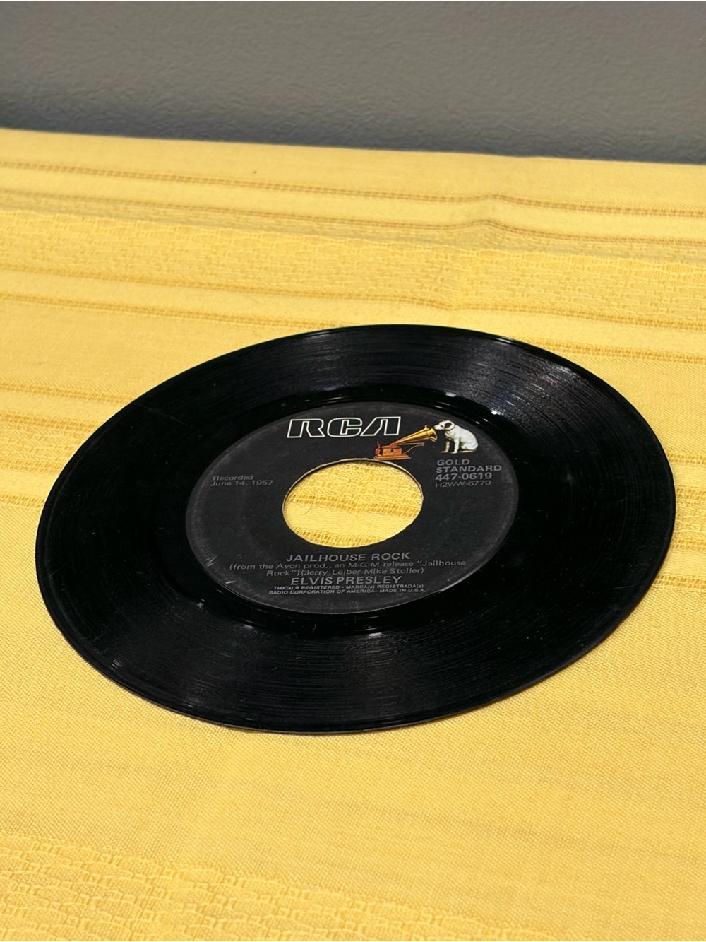 RCA Elvis Presley 45 RPM Single - Black Vinyl